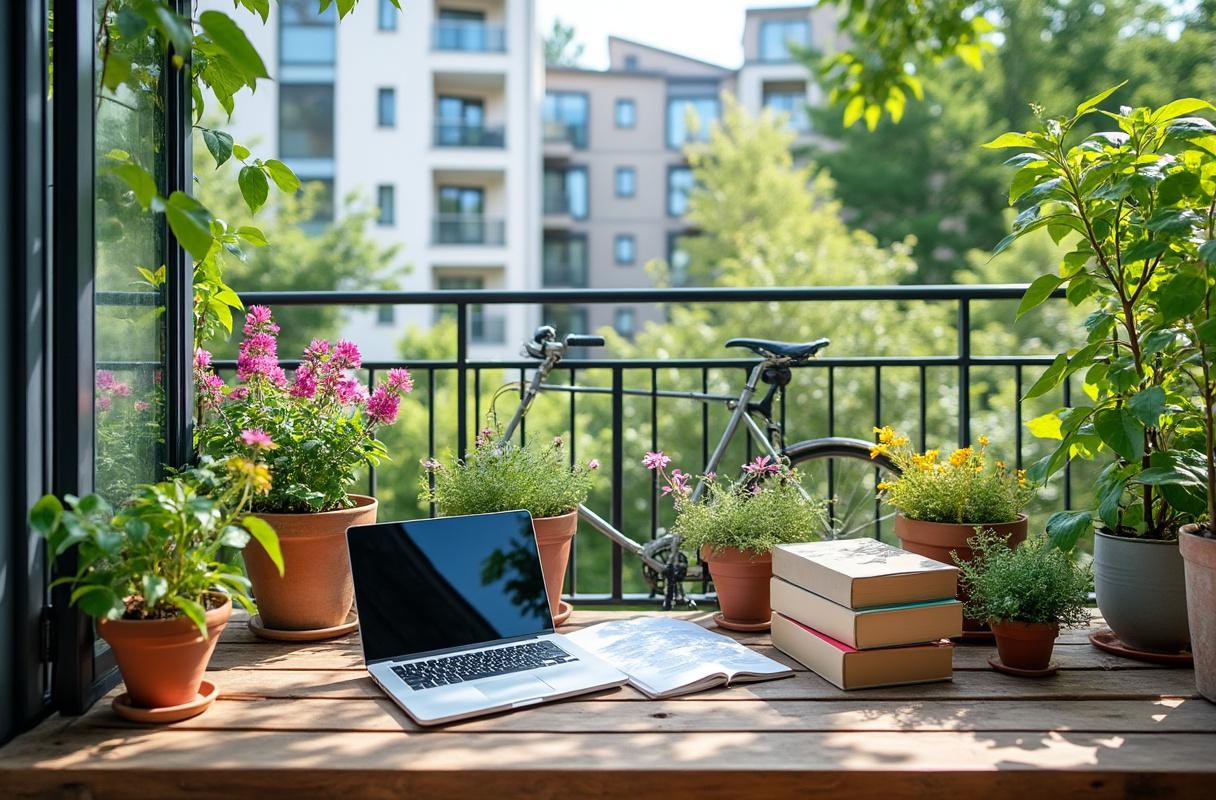 Assurance jardin privatif étudiant : terrasse et balcon couverts